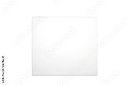 Empty Blank Light Box Isolated on Transparent Background