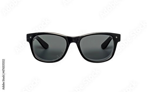 Attractive Classic Black Sunglasses Isolated on Transparent Background PNG.