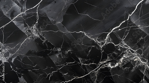 Black Forest granite is a high gloss polished stone. Textured of the Black marble background. Black Marquina texture marble slabs with high resolution. dark grey marbel for interior de. generative AI.