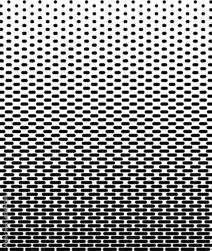 Abstract halftone background pattern. Black and white geometric illustrationVector Formats 