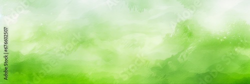 Lime Green Background. Abstract Watercolor Texture with Grunge Effect for Christmas Banner or Paper.