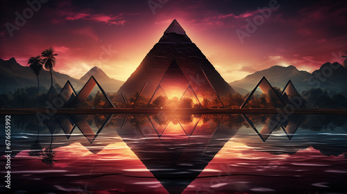 pyramids of giza HD 8K wallpaper Stock Photographic Image 