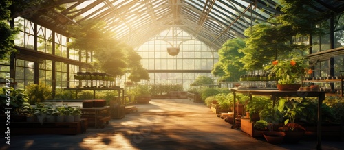 a large greenhouse specializing in hydroponic cultivation