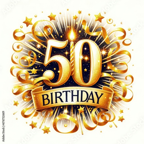 Golden Milestone: Sparkling 50th Birthday Celebrations