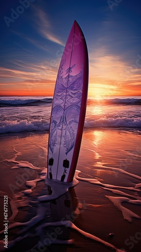 windsurfer at sunset