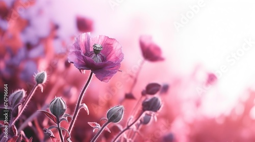 Close up image of opium pop