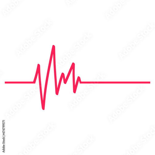 heart beat cardiogram element