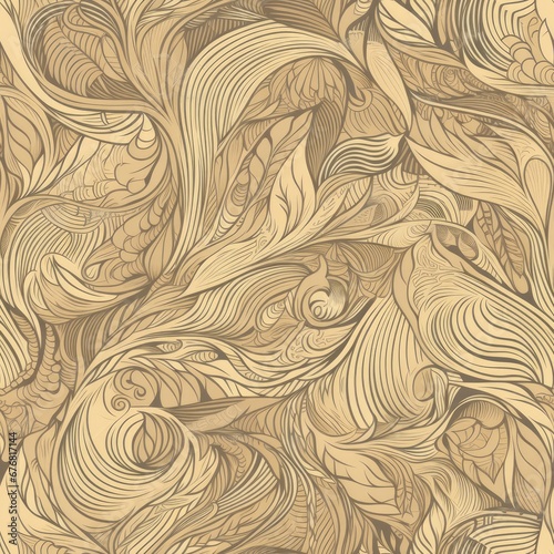 "A Delicate Touch: Subtle Organic Seamless Pattern Elegance" Generated Ai.
