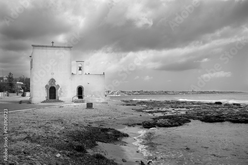 San Vito at the sea, Mazara del Vallo - monochrome