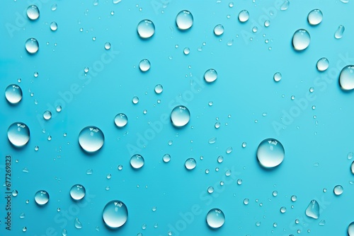 Vivid Water Drops: Colorful Elegance