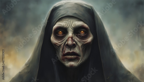 A post apocalyptic zombie nun