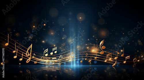 background with musical notes