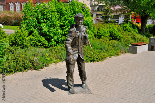 Monument of Szymon Giety in Gorzow Wielkopolski, city in Lubusz Voivodeship, Poland.