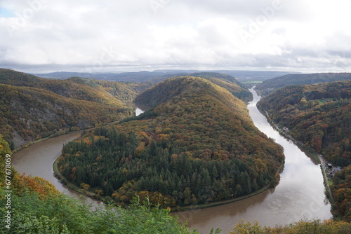 Saarschleife im Herbst