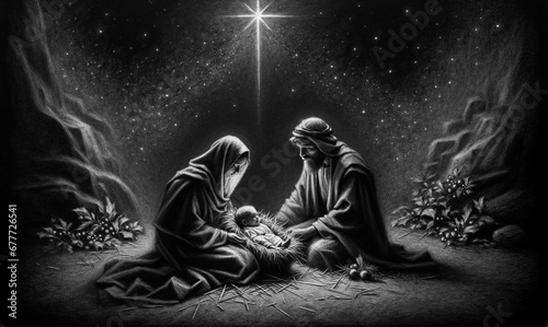 Nativity's Cradle of Hope: The Humble Beginnings of a King.