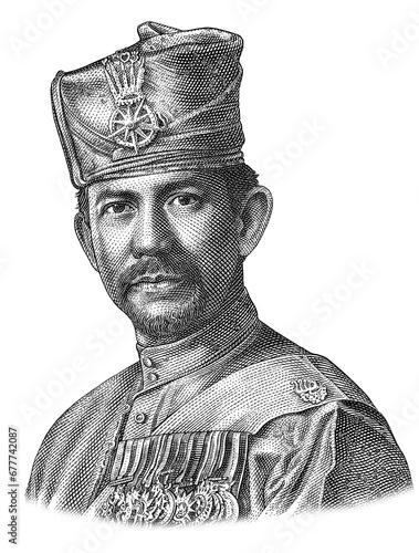 His Majesty Sultan Haji Hassanal Bolkiah in military uniform