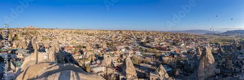Goreme Town in Cappadocia Panorama