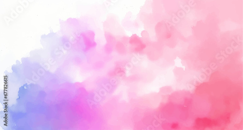 Pink watercolor abstract background. Watercolor pink background