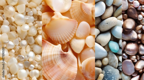 Mother-Of-Pearl Natural Colors , Background For Banner, HD