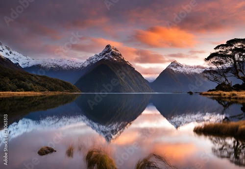 Eternal Echoes: New Zealand's Fiordland National Park.