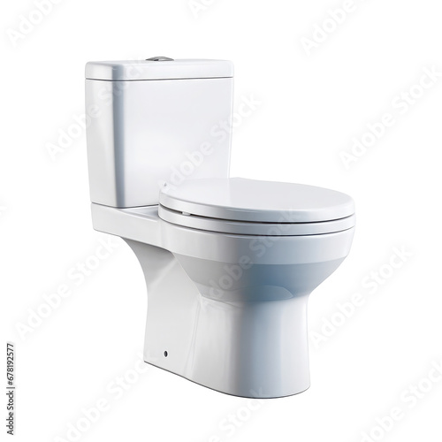 white toilet isolated on white