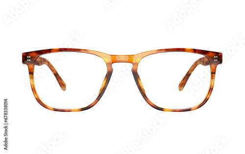 Clear Elegance Glasses Good Quality Isolated On a Clear Surface or PNG Transparent Background.
