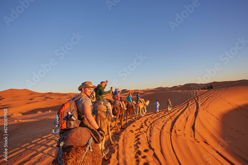 Saharan Serenity: Camel Trekking Delight