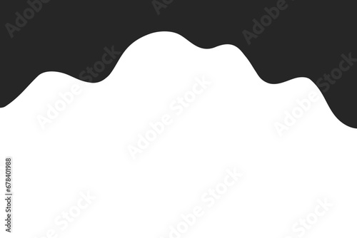 Separator header for App Website, Banners or Posters. Abstract Design Element for Top. Template curve lines.