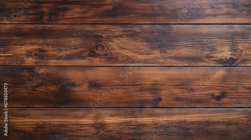 Top view of an old dark textured wooden background showcasing the surface of the aged brown wood texture