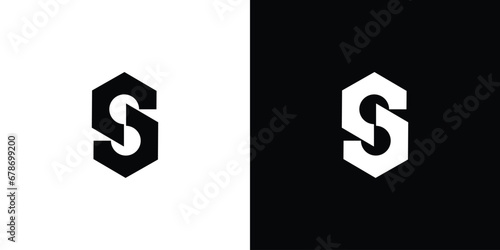 Modern and unique letter S initials logo design