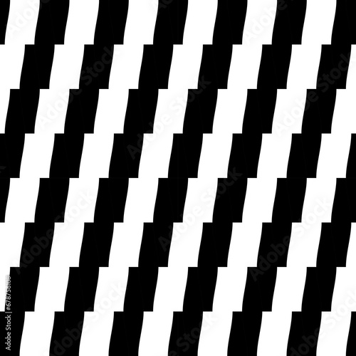 Wavy diagonal lines ornament. Seamless pattern. Jagged stripes motif. Waves ornate. Curves image. Linear background. Geometrical digital paper, textile print, web design, striped illustration. Vector