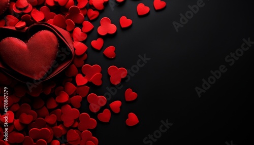 Romantic love hearts background for valentines day greeting cards and captivating photos