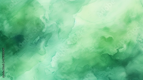 Green Watercolor Texture An Abstract Background.