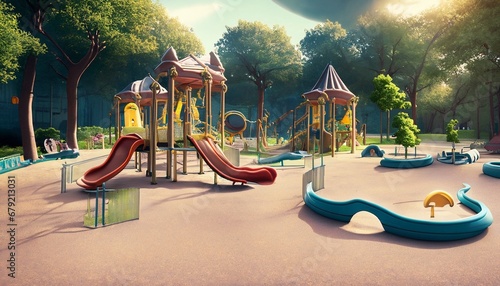 outdoor children's playground