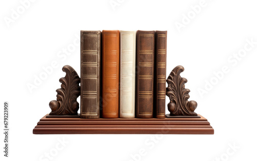 Good Looking Decorative Bookend Isolated on Transparent Background PNG.