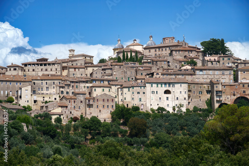 View of Amelia, historic city in Umbria, Italy