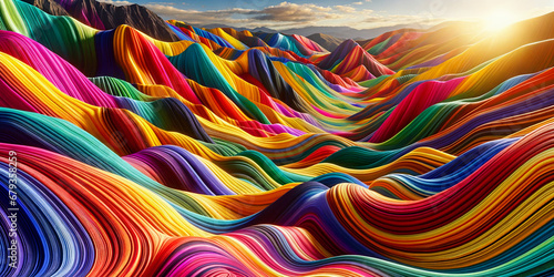 Peruvian Dream Wallpaper - Symphony of the Andean Colors.