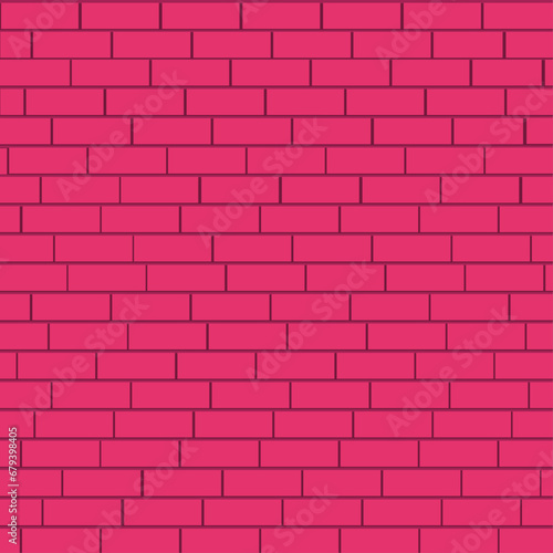 Pink Brick Wall Texture Background, Brick Wall, Brick Wall With Shadow