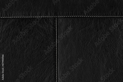 Black calf leather texture. The skin is bovine. Relief skin texture