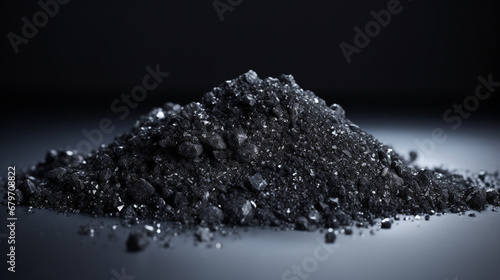 Himalayan black rock salt used in South Asia, Himalayas, Pakistan