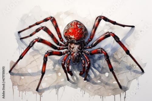 watercolor Spider insect spider watercolor illustration