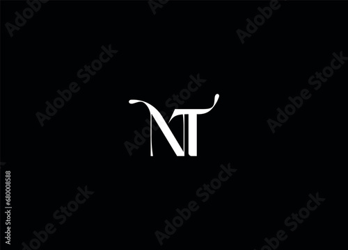 NT etter logo desigen and initial logo desigen