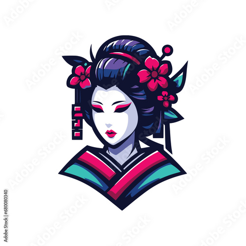 Esport Logo of geisha