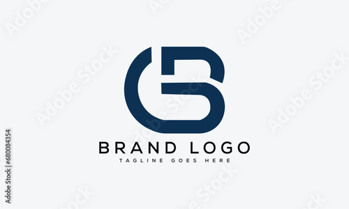 letter BG logo design vector template design for brand.