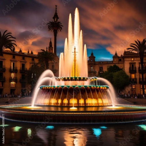 "Fountain Magic: Experiencing Barcelona's Spectacular Magic Fountain"
