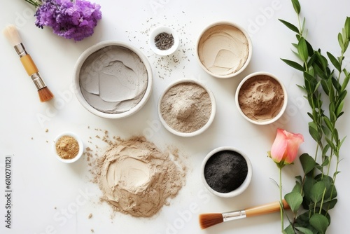 Diy Beauty: Organic and Natural Clay Facial Mask. Bricolage your Zero Waste Eco-Friendly Beauty Products with Spa-grade Treatment for Face