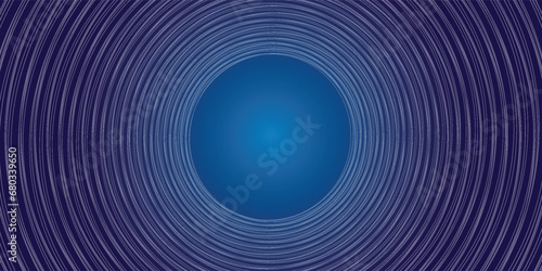 Blue vector illustration which consist of circles.Light blue dynamic abstract vector background with diagonal lines. 3d cover business presentation banner for sale night party event. Fast moving soft 