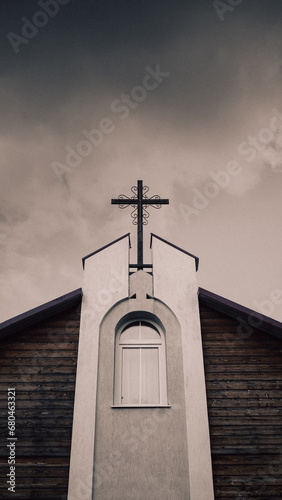 cross on a church