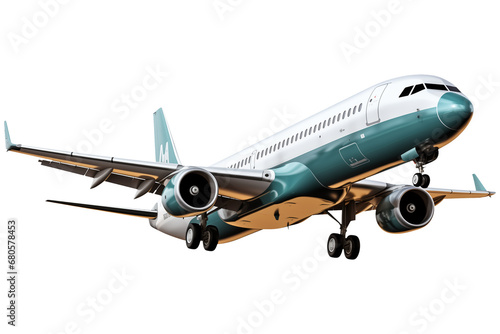 Airplane Flying Isolated on transparent background
