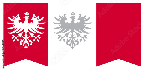 Flaga Powstania Wielkopolskiego w wersji z separacją obiektów